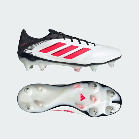 Size 12 Adidas Copa Pure III Elite SG White Red Mens Soccer Cleats ID9057 main image 7